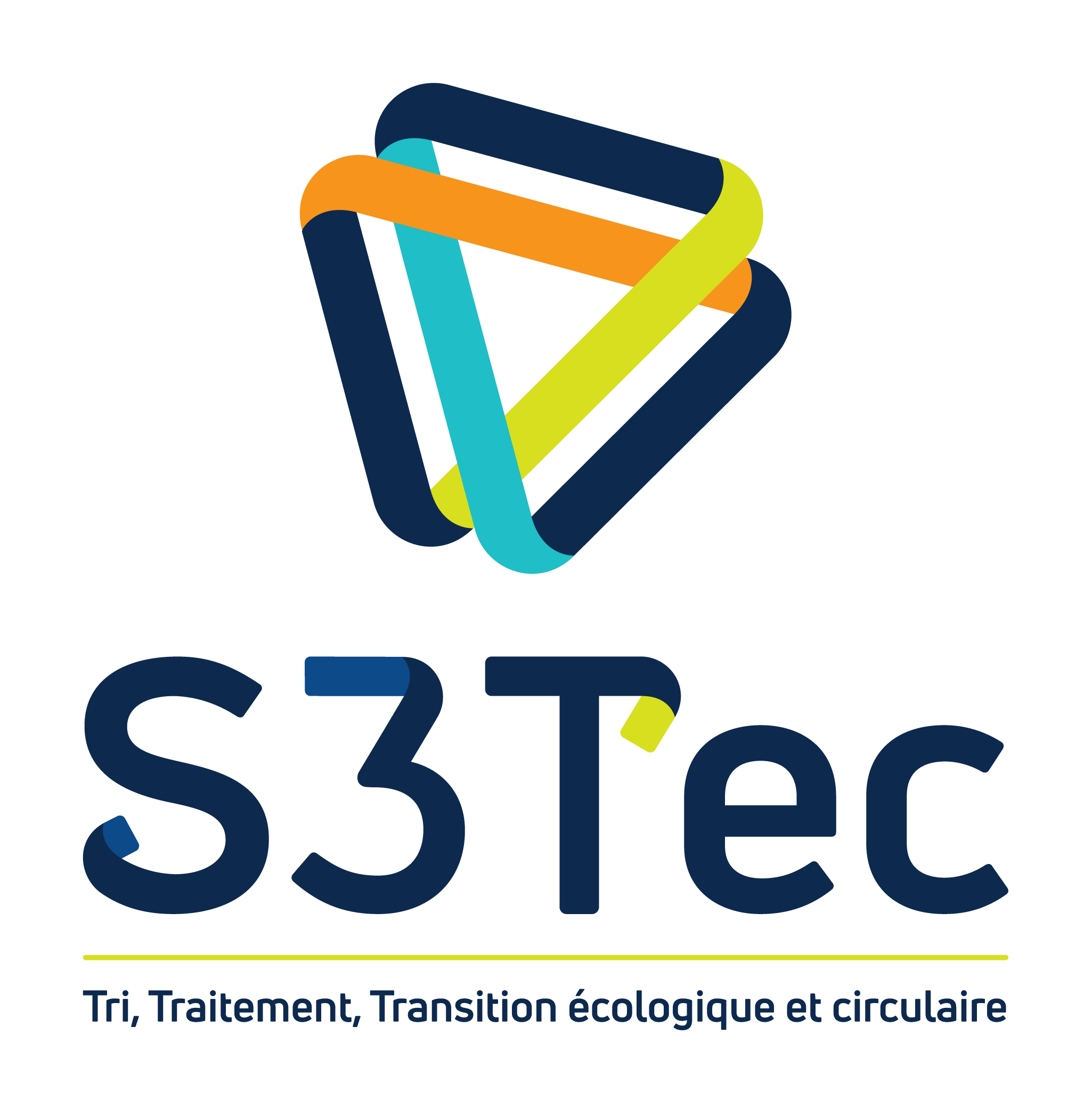 Logo S3Tec carre baseline couleur